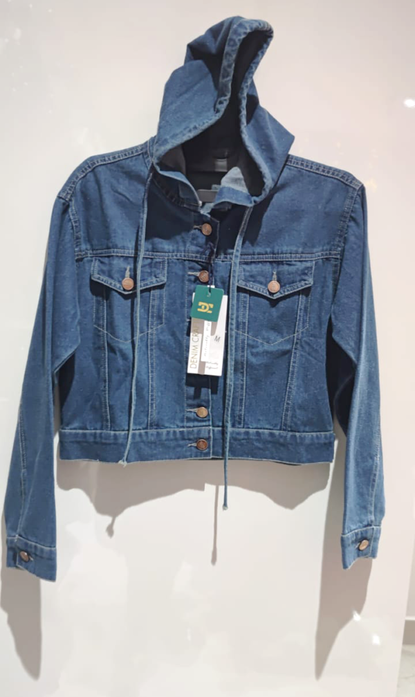 Denim Jacket with Hood
