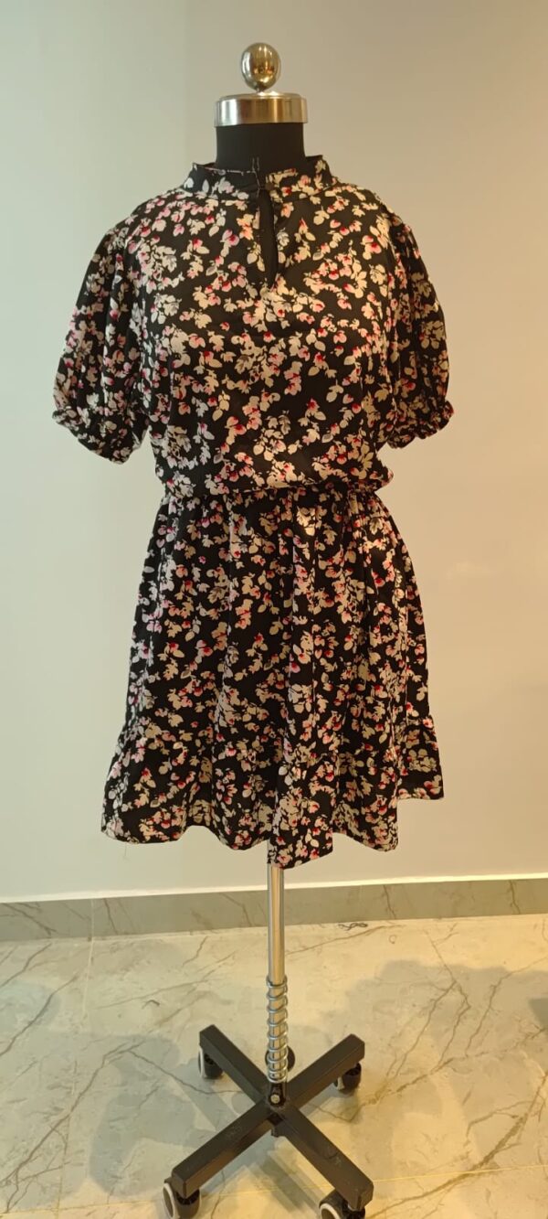 Black Floral Frock