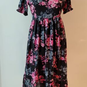Black Floral Frock
