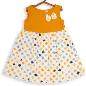 Mustard Sleeveless Frock
