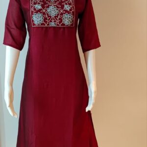 Maroon Kurti