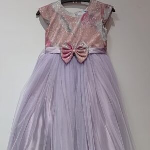 Purple Designer Party Wear Frock