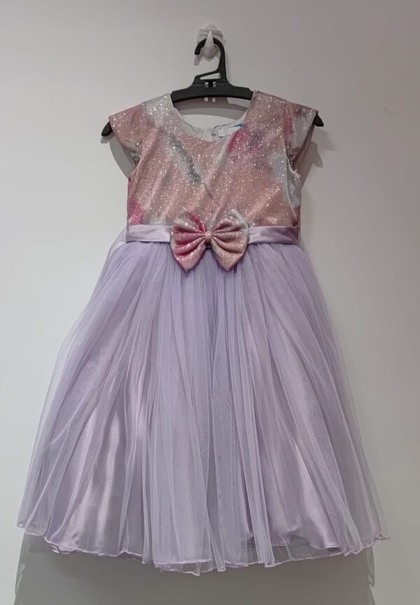 Purple Designer Party Wear Frock