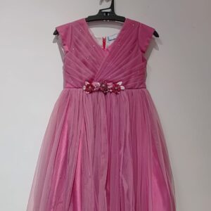 Dark Pink Party Wear Frock