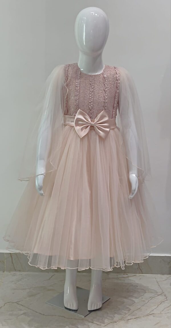 Peach Partywear Gown